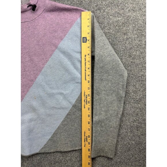 Apres Skyr Hoodie Women's XS Multicolor Wide Stripe Pullover Hooded Sweater - Picture 5 of 10